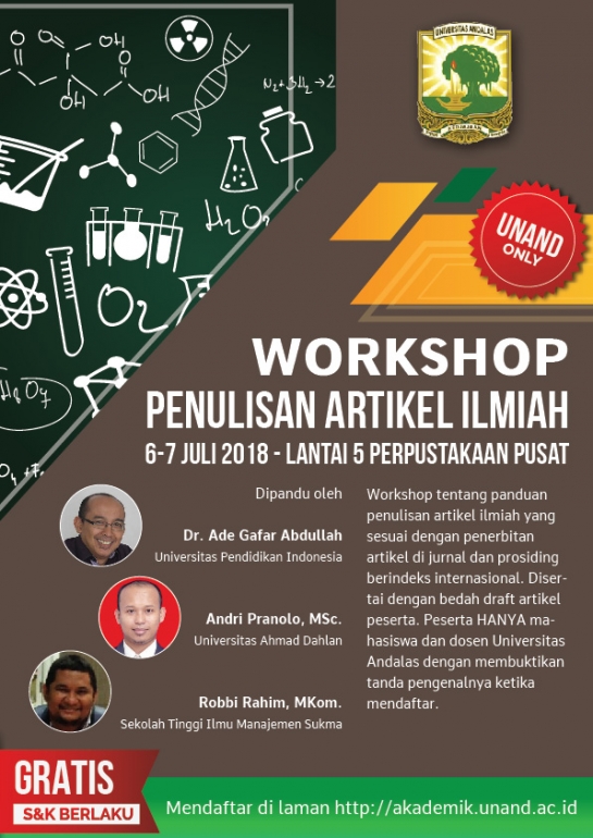 Workshop Penulisan Artikel Ilmiah